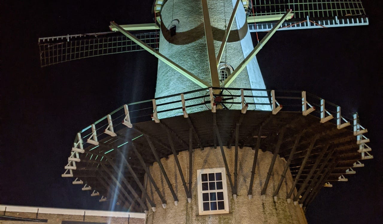 d'Orange Molen in Willemstad