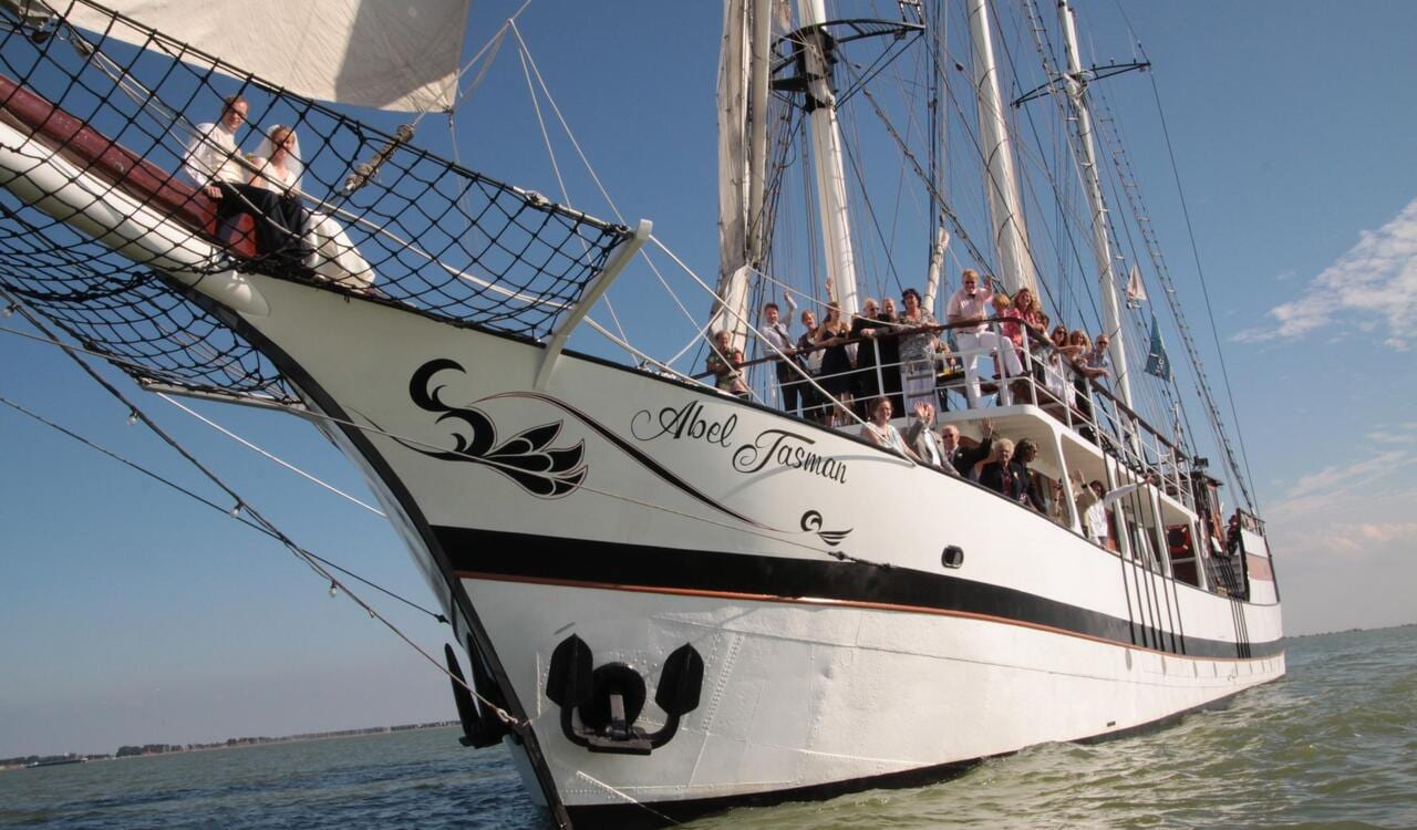 Trouwen op het water in Lelystad